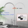 1Set Water Filtration System Gooseneck Purifier Sink Faucet Kitchen 304 Stainless Steel Reverse Osmosis Water Filter