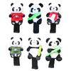 Cute Panda Golf Club Head Covers Funny Plush Animal Driver/Fairway Protection Headcover Golf Accessories
