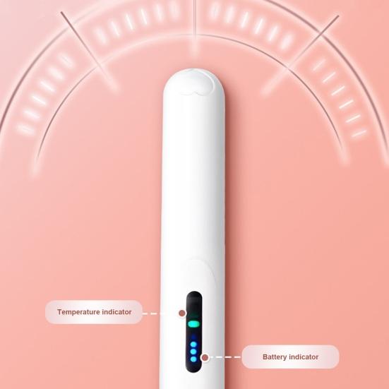 Мини-щипцы для завивки волос, 3 температуры, беспроводной USB аккумулятор, быстрый нагрев, бигуди для волос, палочка для завивки волос, женский инструмент для укладки волос