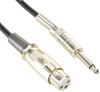 Dreamsound Microphone Cord 30M (6.3 Monaural Plug - XLR 3 Pin Female)
