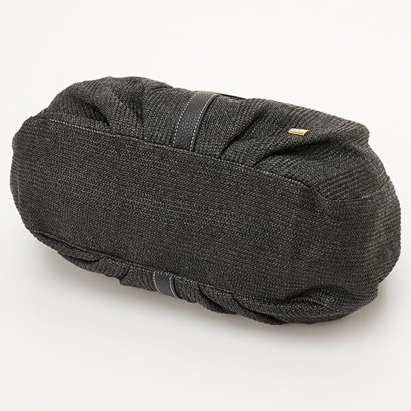 Labagagery Летняя сумка-тоут 2-в-1 в стиле плетеной корзины, B005292SC, Черная (10)