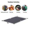 Solar Charger 10W Portable Ultra Thin Monocrystalline Silicon Solar Panel 5V USB Ports