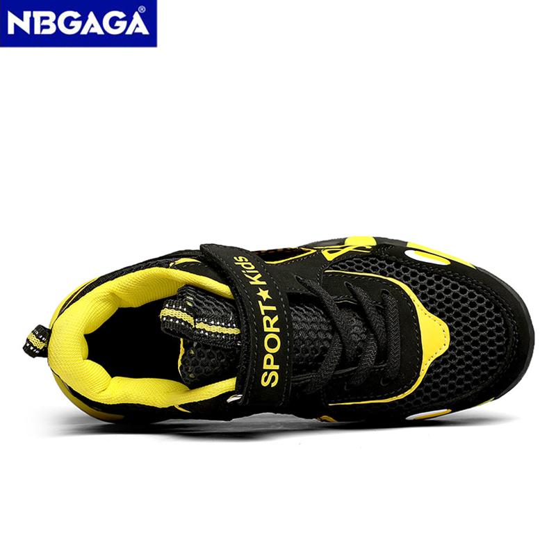Fashion Boys Casual Shoes Summer Single Net Breathable Children Sport Shoes Leisure Trainers Rubber Kids Sneaker
