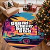 Круглый коврик с узором Grand Theft Auto VI, коврик для помещений/улицы, для пикника, игровой комнаты, спальни, офиса, гостиной, ковер для декора дома, подарок на день рождения