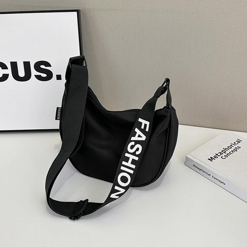 Nylon Tote Bag With Seams For Casual Daily Use Women Men Large Capacity