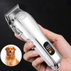 Professional Cordless Electric Pet Clipper Low Noise Dog Hair Trimmer Grooming Shaver Cutter Machine for Dogs Cats