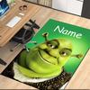 Custom Name Shrek Printed Carpet Rug For Office Chair Living Room Bedroom Kitchen Room Decor Gifts