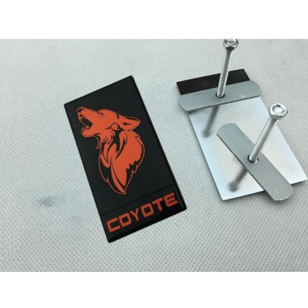 Car front Grille Badge Fender Side Rear Trunk Tailgate Wolf Badge Sticker Emblem Decal