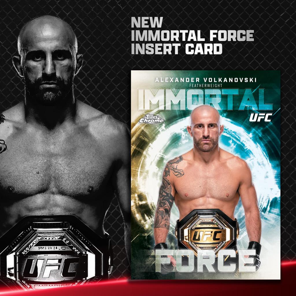 2026 Topps Chrome UFC Мега -