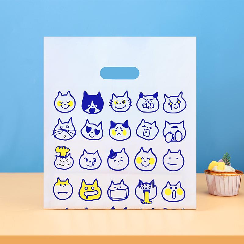 Пластиковая сумка для выпечки торта, еды на вынос, салата, одноразовой еды, прозрачная упаковка