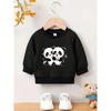European sizes Cute And Easy Print Design, Comfortable Round-Neck Sweatshirt for  Kids