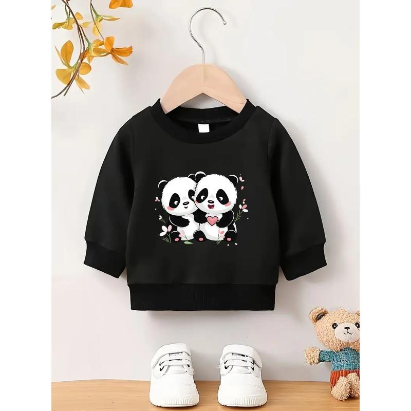European sizes Cute And Easy Print Design, Comfortable Round-Neck Sweatshirt for Kids