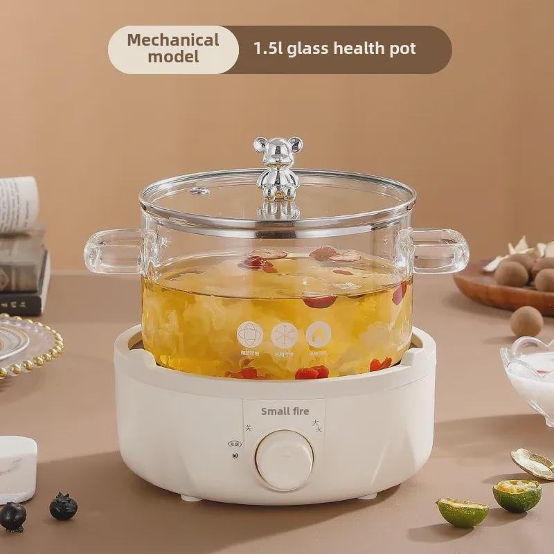 Многофункциональный стеклянный чайник: Компактный дизайн для дома или офиса