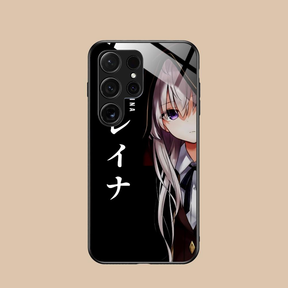 Чехол для мобильного телефона Wandering Witch Elaina из стекла для Samsung Galaxy A56 55 54 53 52 51 36 35 34 23 16 15 5G Цветная обложка