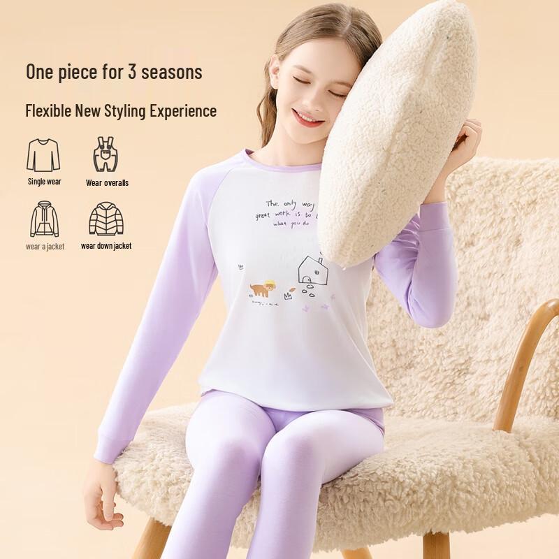 Детский термобельевой комплект для девочек 100% хлопок