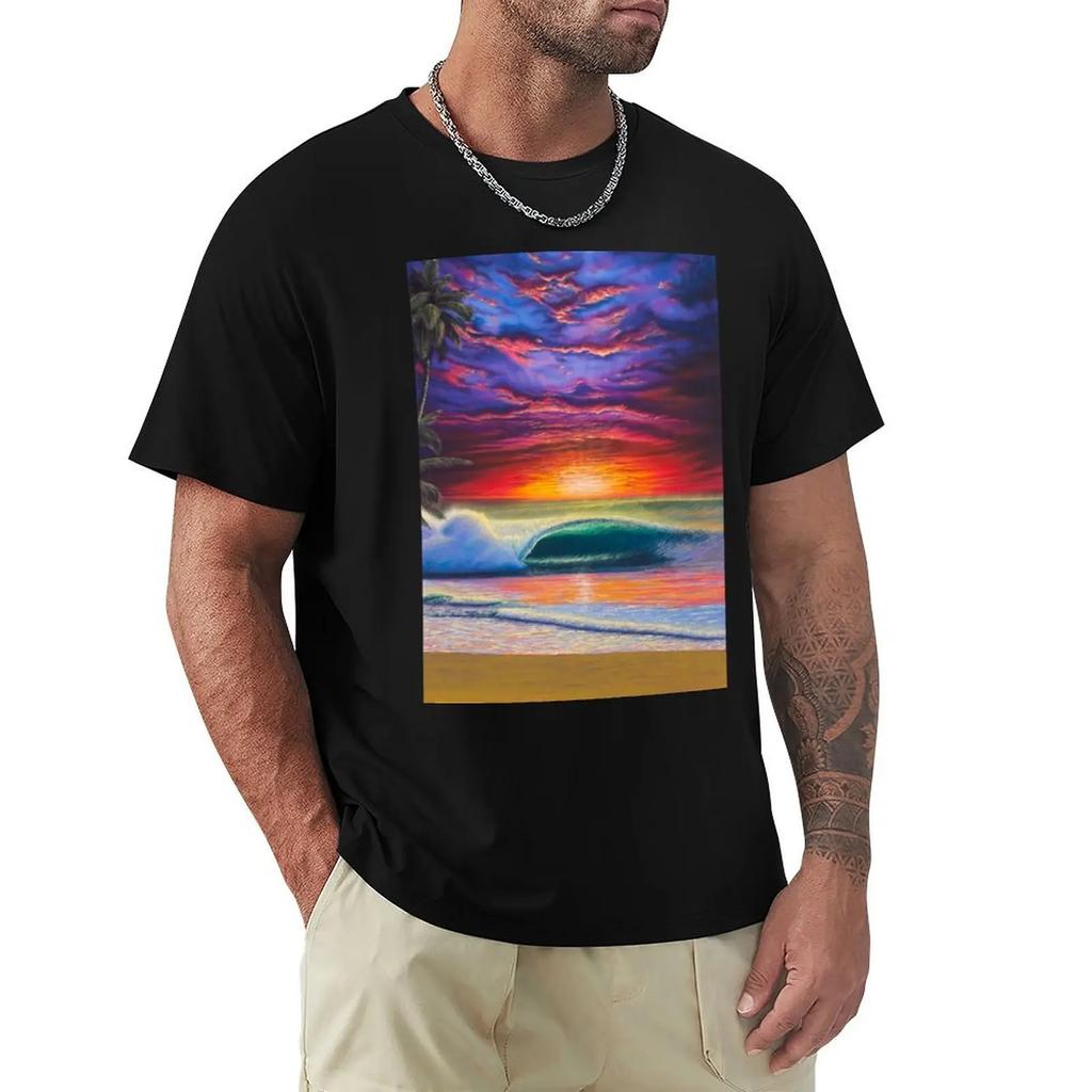 Футболка Banzai Pipeline, летняя верхняя уличная одежда, аниме, аниме-футболка, компрессионная рубашка для мужчин