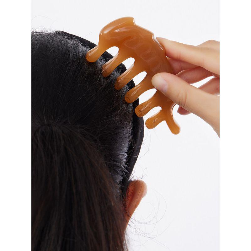 Resin Scraping Nose Bridge Handy Gadget Head Massage Comb Muscle-Poking Stick Scraping Ears Nose Bridge Massage Board Beauty Board Facial Massage
