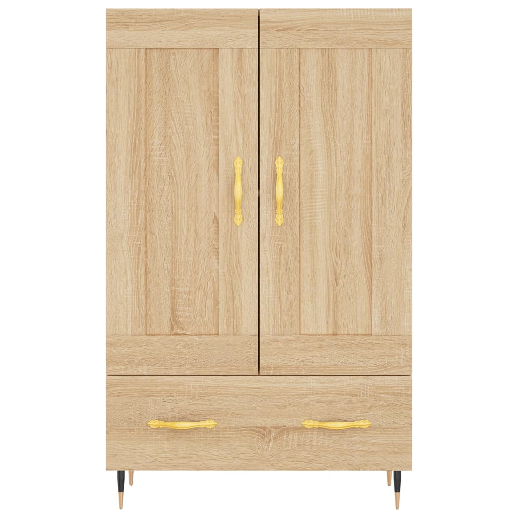 Highboard in Sonoma Oak Finish 27.4 x 12.2 x 45.3 (L x W x H) Particleboard
