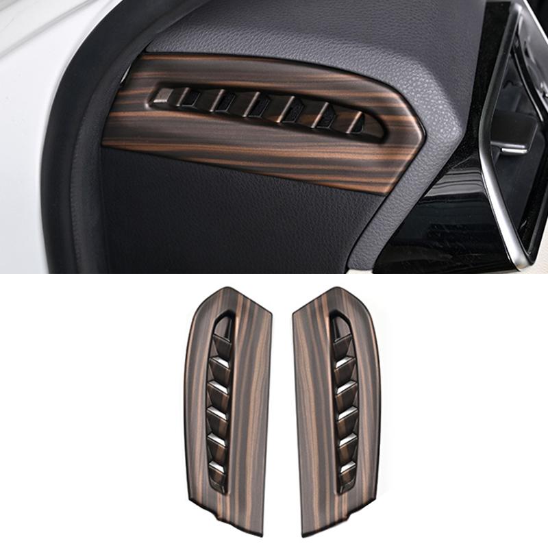 Для Toyota Camry XV70 2018-2024 2024 2024 ABS Автомобильная Центральная Консоль Кондиционер Вентиляционное отверстие Крышка Отделка Украшения Аксессуары