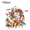 100 Раскрашенных Сидящих Фигурок 100шт Все Сидящие Фигурки Модель Фигурки Людей