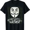 Сертифицированный этичный хакер Кибербезопасность Компьютерный гик Подарки Футболка