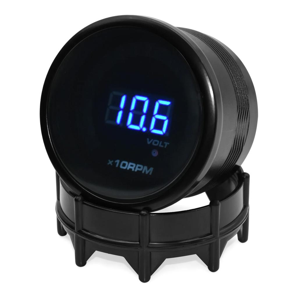 2" 52MM Цифровой автомобильный прибор Тахометр BAR PSI Буст Вакуум Температура воды Температура масла Давление масла Вольтметр Соотношение воздух-топливо Температура выхлопных газов EGT