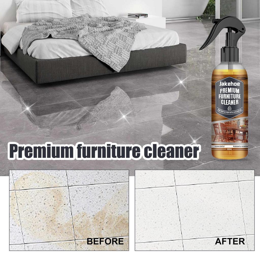 Jakehoe Floor Cleaner Wood Floor Marble Floor Powerful Stain Remover Brightening and Polishing Cleaner
