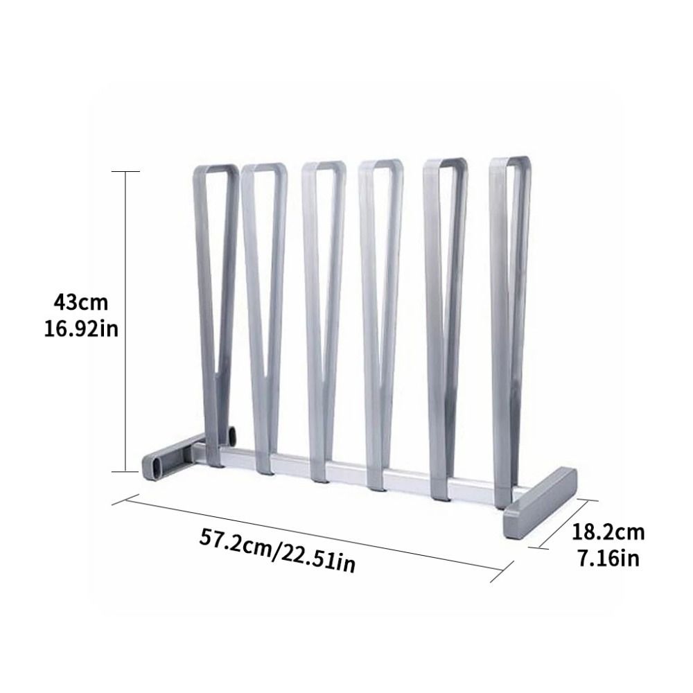Household Closet Aluminum Zinc Zinc Alloy Space Saving Free-standing Shoe Stand Shelf Boot Holder Shoes Rack
