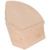 100Pcs/Bag Fan Shaped Coffee Filter Paper Wood Pulp Filter Paper Coffee Making Accessory