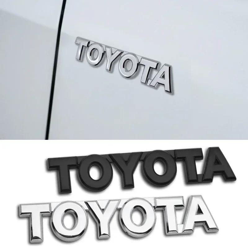 1Pc 3D logo sticker luggage logo For toyota GT86 RAV4 Corolla Camry Wish Crown REIZ CHR Avalon Highlander Reiz Prius Yaris Vios FM1