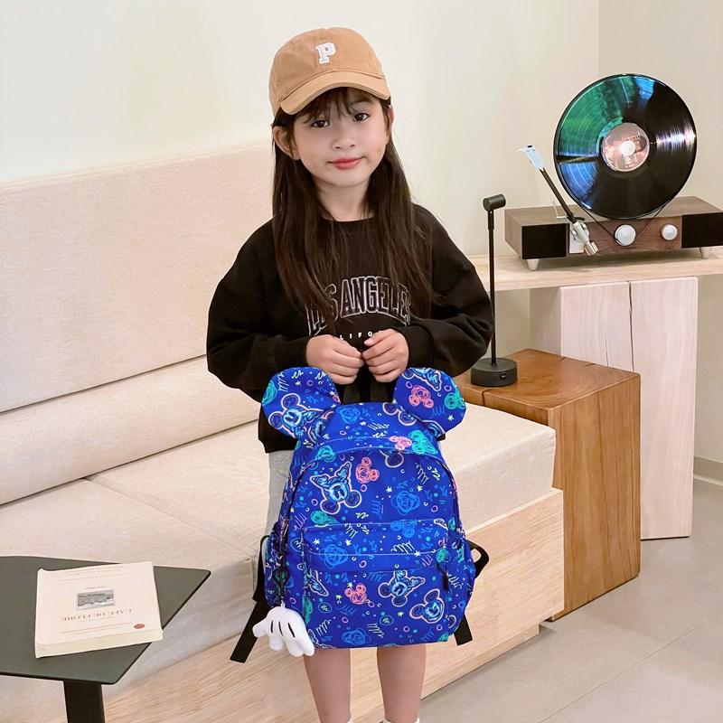Kindergarten Primary School Students Schoolbag Cute Fun Cartoon Foreign Style Printing Children'S Backpack Children'S Backpack Tide