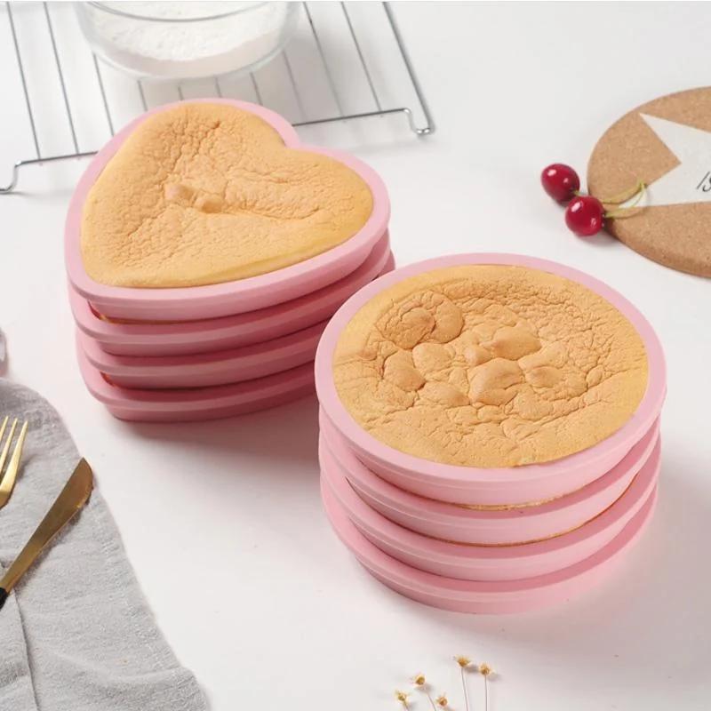 Формы для выпечки Формы для торта Силиконовая форма для торта 6 дюймов Форма Инструменты для выпечки маффинов Бытовая кухонная Круглая Любовь Формы для торта из мастики
