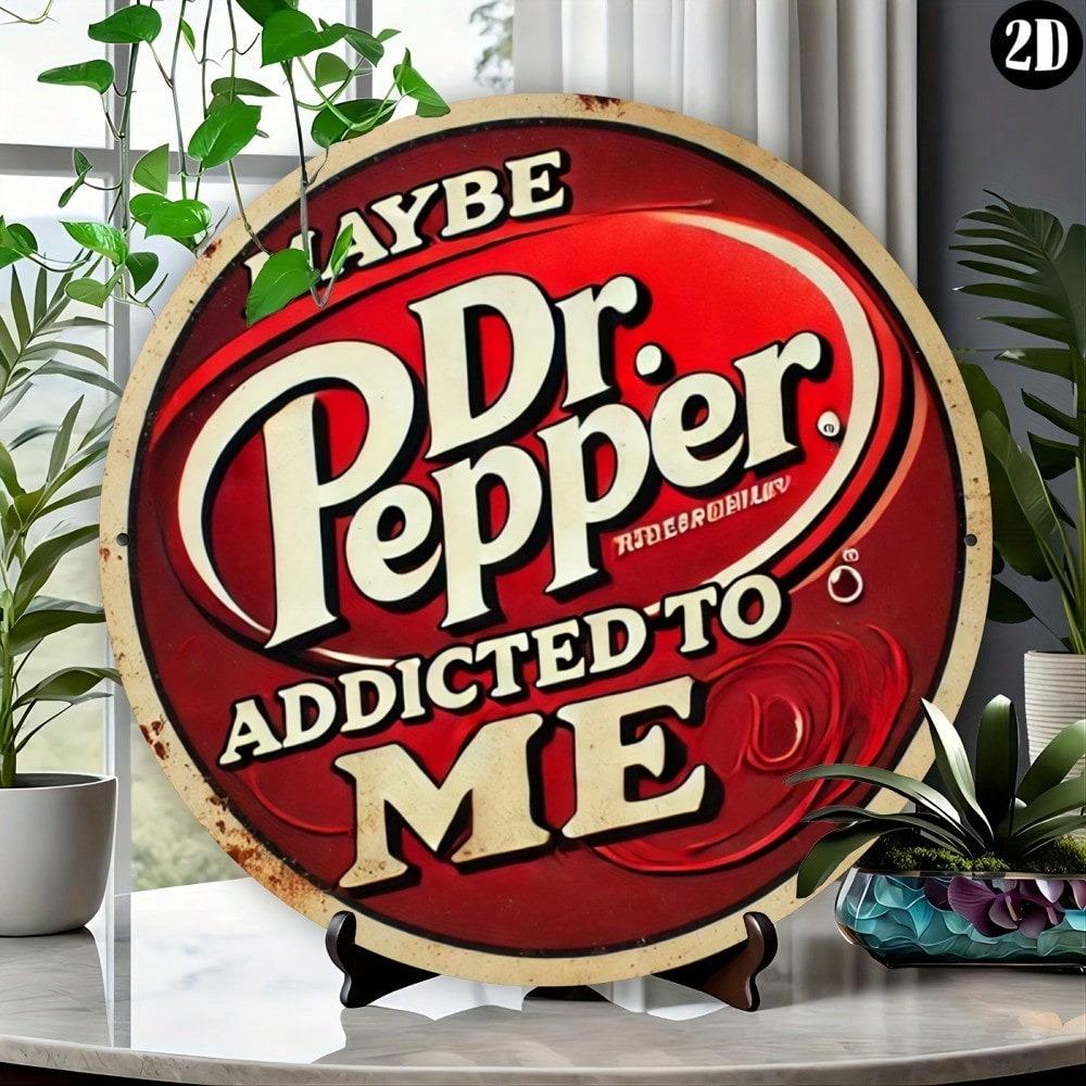 Винтажная металлическая вывеска Dr Pepper Настенное искусство Ретро Декор для кухни Бара Подарок