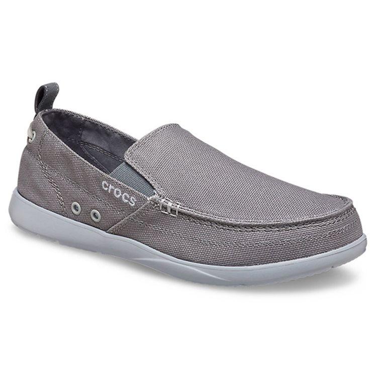 Crocs Низкие спортивные повседневные туфли Slip-On, мужские кроссовки светло-серые 207635-0DV