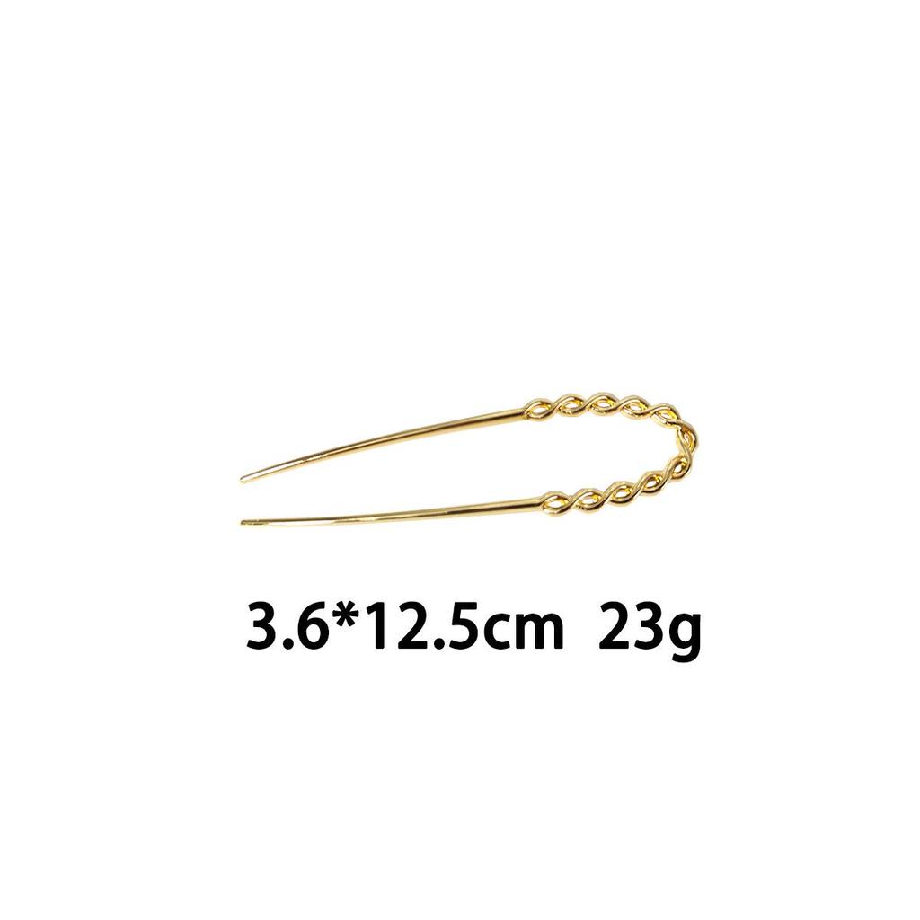 Cross U-Shaped Hairpin: Simple Hair Bun Accessory for Women