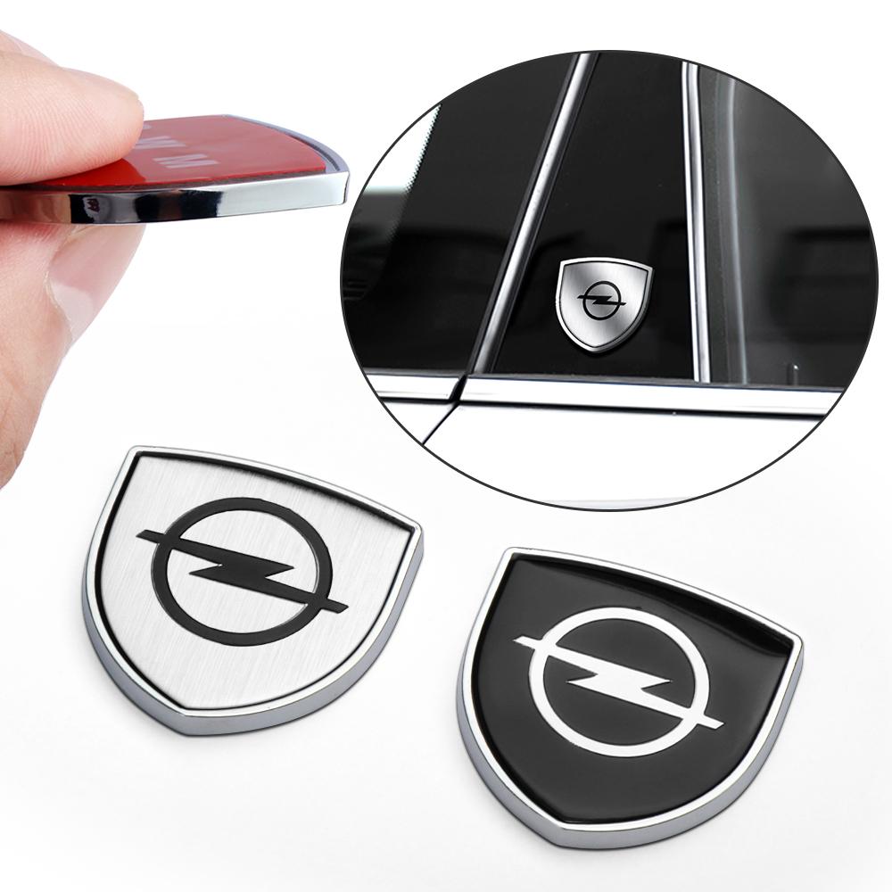 VSZA7 Car Styling Shield Badge Sticker Body Door Trunk Emblem Decor Auto Accessories For Opel OPC Astra Vectra Corsa Zafira Insignia