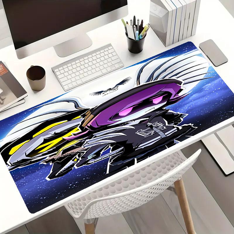 Murder Drones Theme Mouse Pad, Non Slip Rubber Base, Multifunctional Office & Home Decor, Perfect for Workspace Personalization.