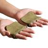 1 Pair Leather Weight Lifting Training Gloves Palm Protection Fitness Gymnastics Grip Pull Up Weightlifting Workout Protector