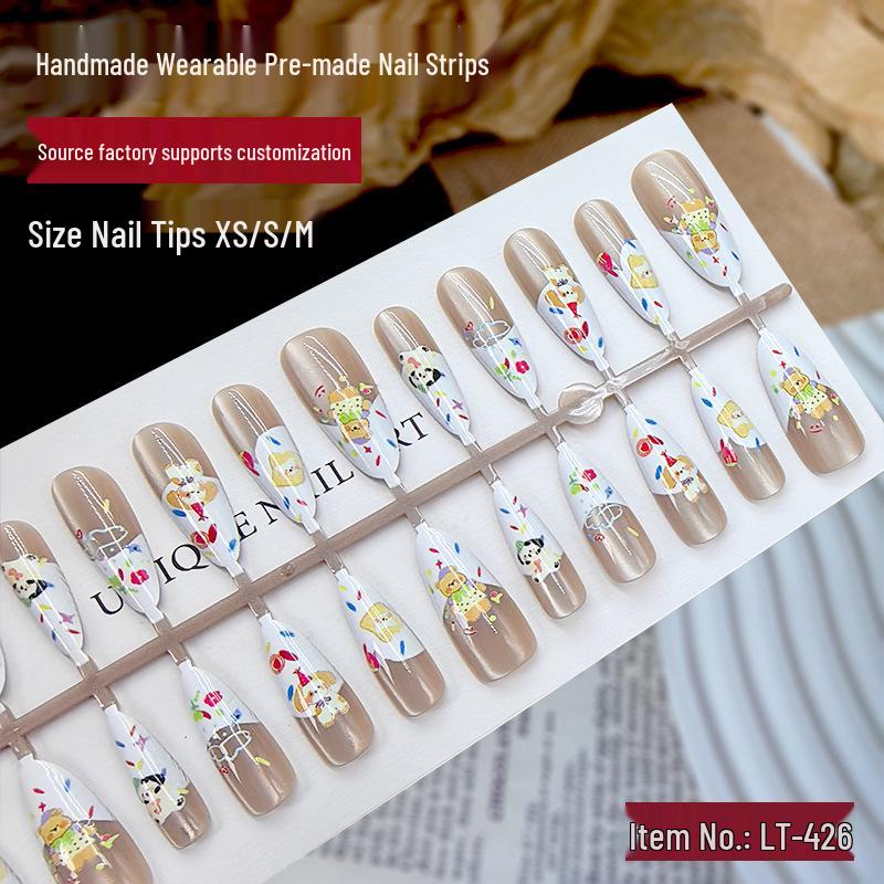 Cat Eye Manicure: 30 Hand-Painted Luxury Nail Strips