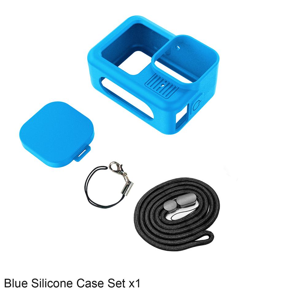 Silicone Case for GoPro Hero 13 Black Tempered Glass Screen Protector Protective Film Flip Battery Side Cover Lens Cap