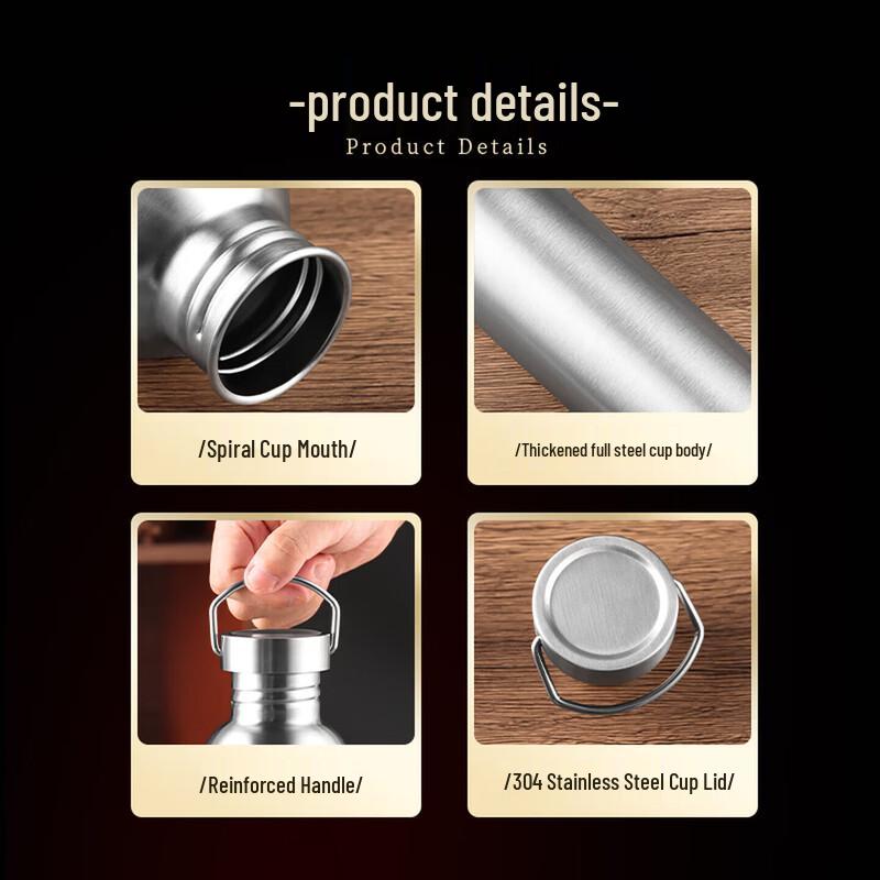 Baijie Portable Stainless Steel Flask