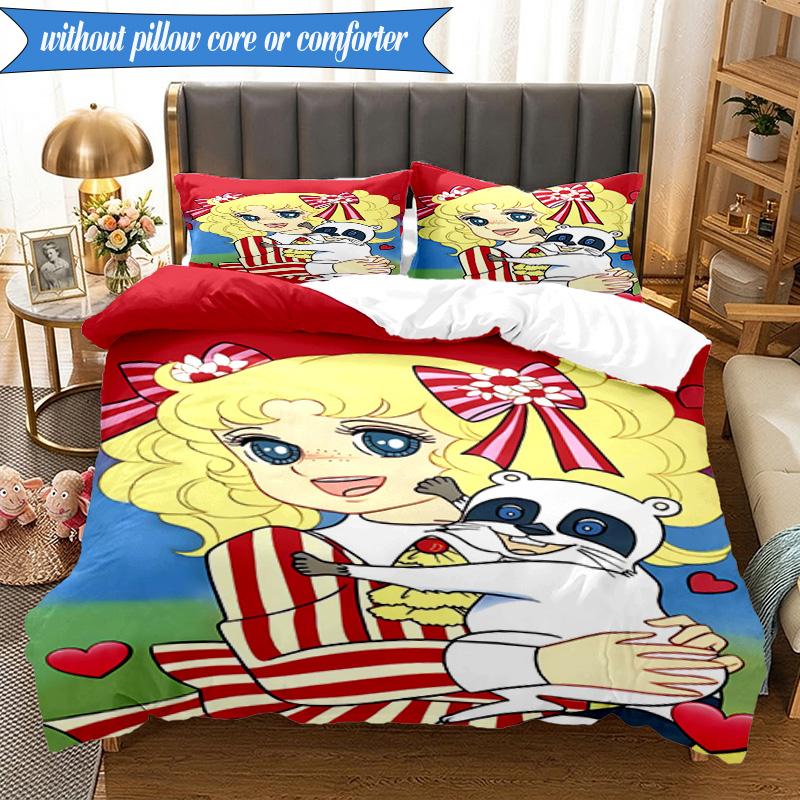 Panda And sweet Friendship 3pcs K-pop music group Bedding set,Ideal for Bedroom, Dormitory,Including Duvet Cover And 2pcs Pillowcases,Fan gifts