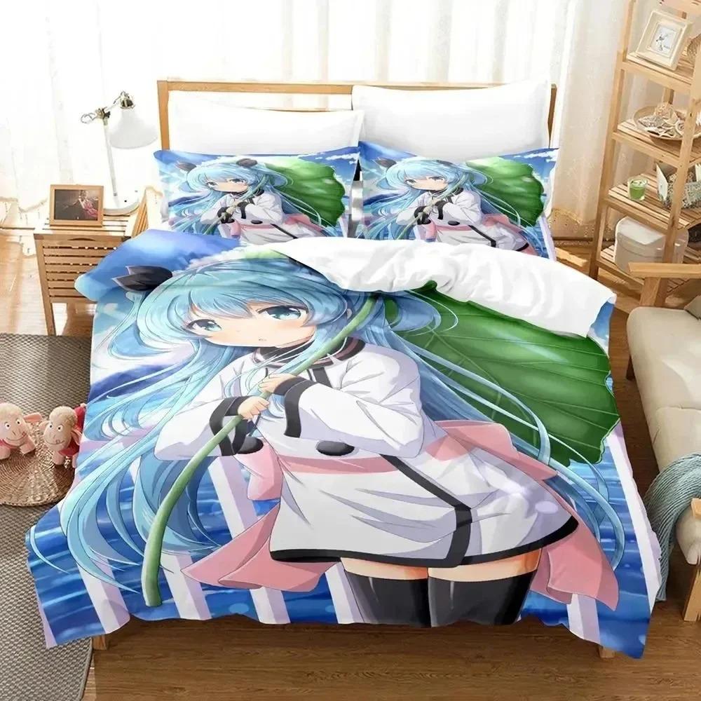 Anime Sora No Method Celestial Bedding Set 3D Printed Suitable For Bedroom Duvet Cover Set With Pillowcases Kids Home Textile