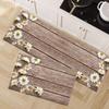 Wood Board  Kitchen Mats For Floor 3D Printed Bathroom Rug Soft Memory Foam Floor Mat For Bedroom Bedside