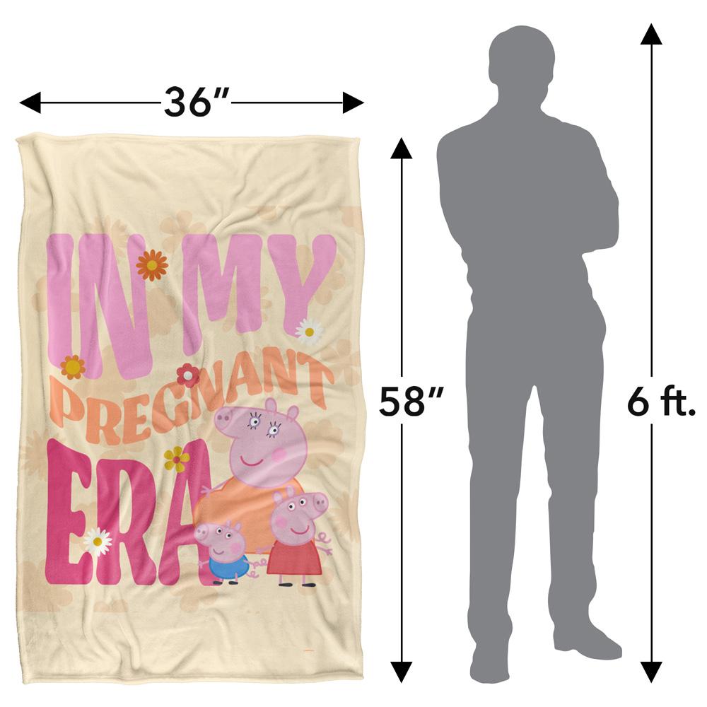 Peppa Pig Pregnant Era Mummy Pig Blanket