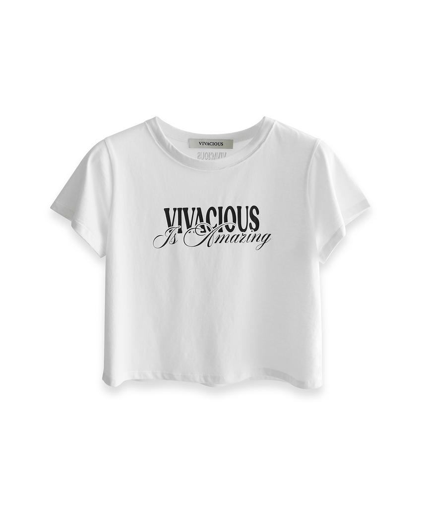 VIVACIOUS Crop-топ Chill Белый