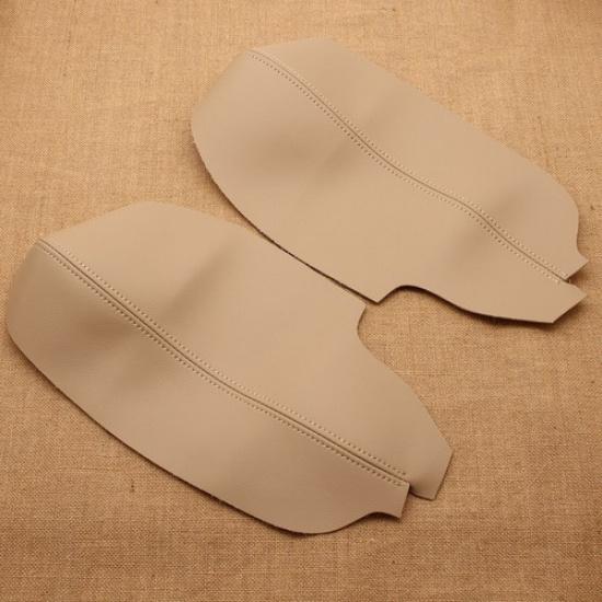 Leather Synthetic Door Panel Armrest Cover For Acura TSX 09-14 Beige