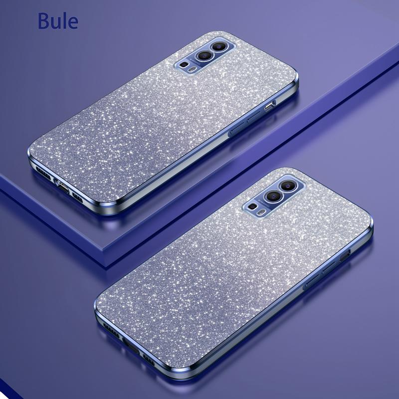 Для VIVO Y72 5G IQOO Z3 Роскошный гальванизированный блестящий чехол для телефона Для Vivo Y72 5G IQOO Z3 Чехол Прозрачная мягкая задняя защитная крышка