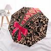 1pc Lace Corset Automatic Folding Umbrella, 8-Rib Iron Frame, Casual Outdoor Accessory for Birthday Festival Gifts yy251128173