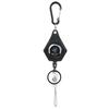 DEYI Retractable Keychain  Carabiner ID Badge Holder with Belt Clip 32/82cm Steel Retractable Cord